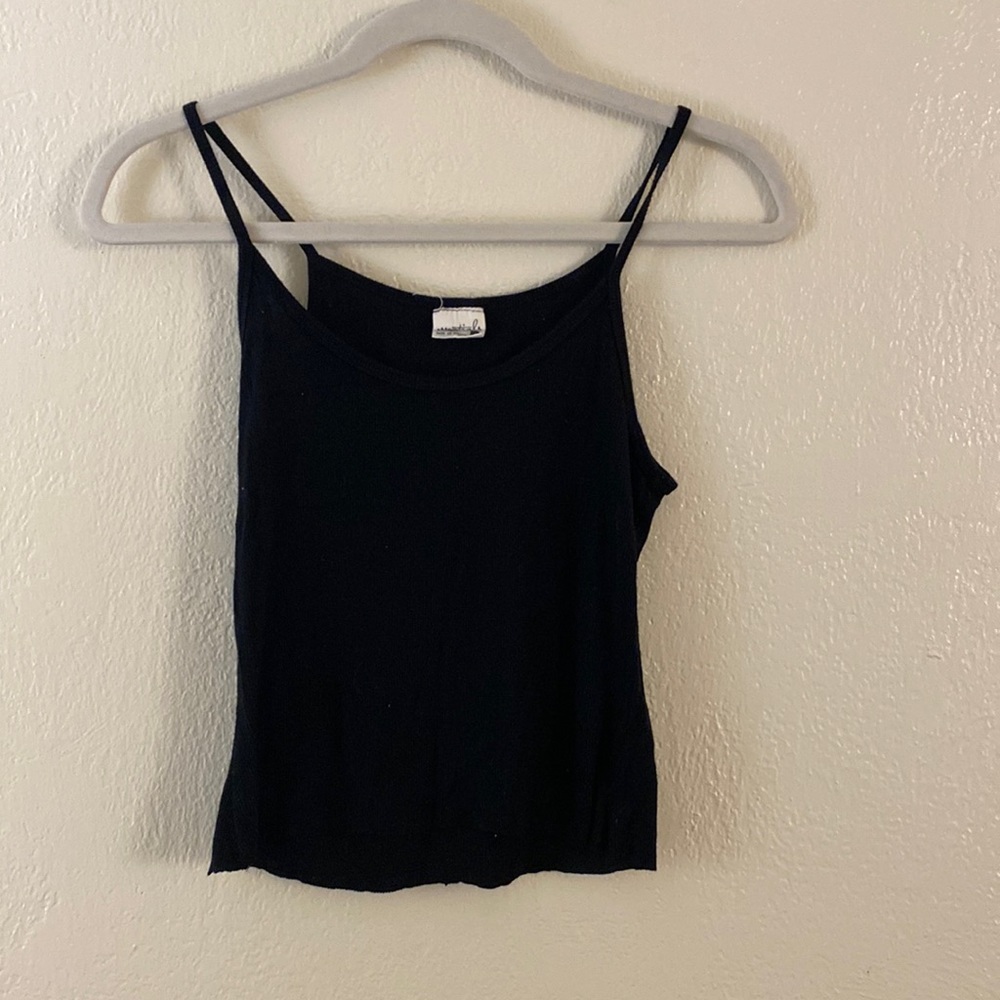 black tank top